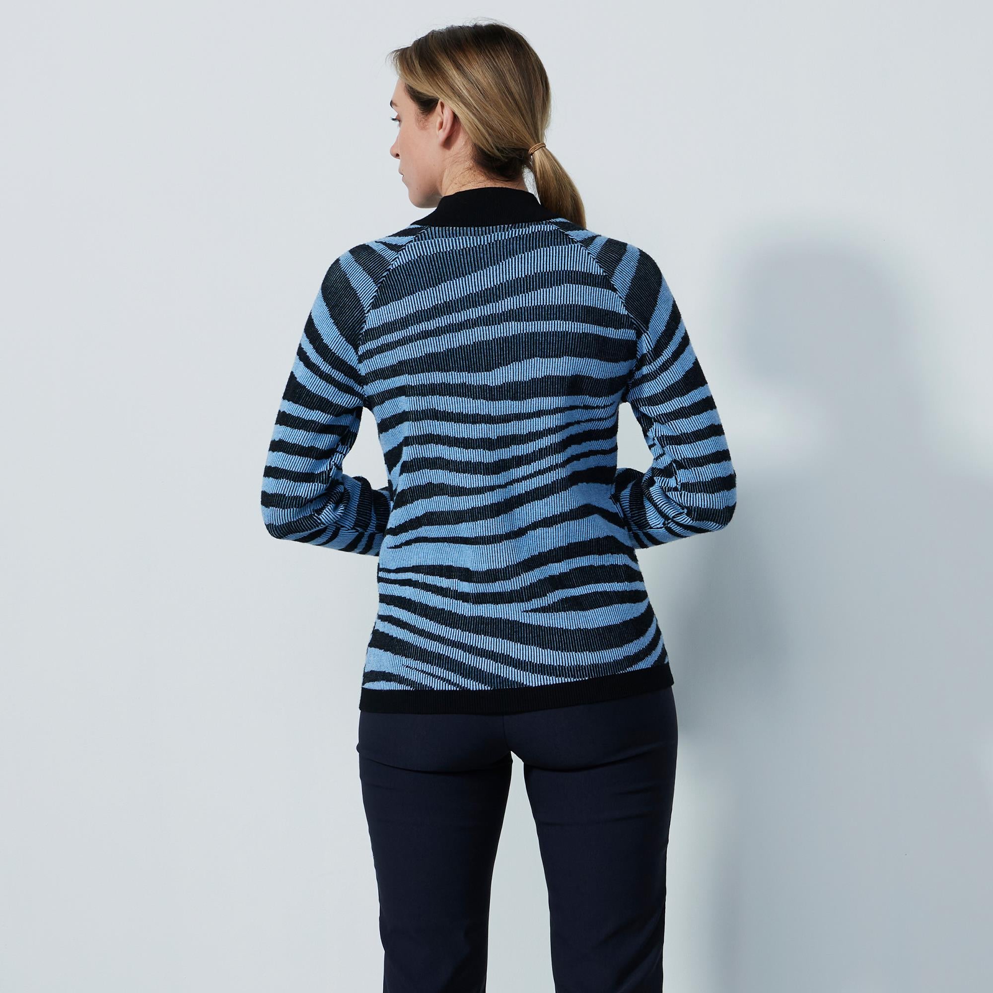 Daily Sports Taranto Knitted Ladies Golf Jumper Black